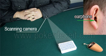 cartes poker balayage de la caméra, cartes de codes à barres de marque balayage de la caméra